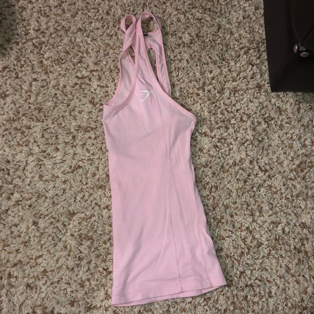 Chalk Pink Gymshark Tank Top